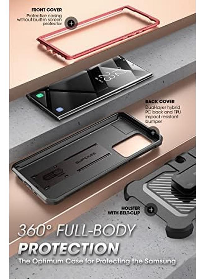 SupCase Unicorn Beetle Pro Series Case Designed For Samsung Galaxy Note 20 2020 Release Full Body Dual Layer Rugged Holster And Kickstand Case Without Built In Screen Protector Ruddy - Image 4
