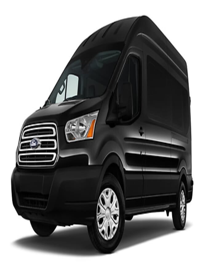 Generic car Cover 2 Layers for Ford Transit 350 XLT Wagon High Roof Passenger Slide 148WB Passenger Van 2019  Waterproof, UV, Dustproof, Outdoor Convertible Cover (Two years warranty)  - Image 1