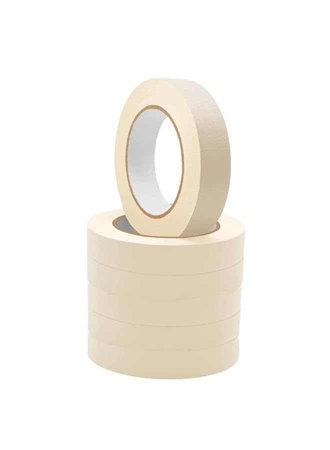 مارك شريط لاصق 2.5 سم × 18.3 متر شريط لاصق قوي لتزيين الطلاء DIY المنزل والمكتب والمدرسة والقرطاسية والفنون اليدوية وما إلى ذلك 6 لفات - Image 1