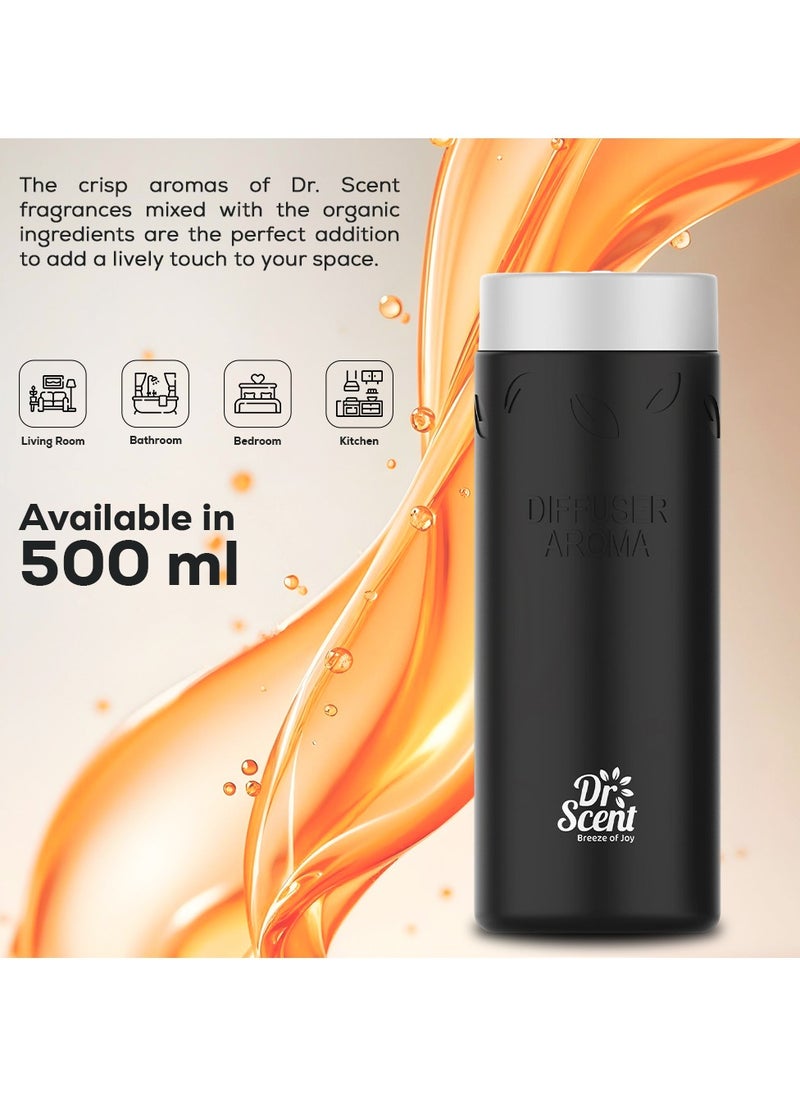Dr Scent Dr Scent Diffuser Aroma Oil - Made with Organic Ingredients | Ideal for Offices, Homes, Hotels & Spas - CRYSTAL 500 ml  - Image 3