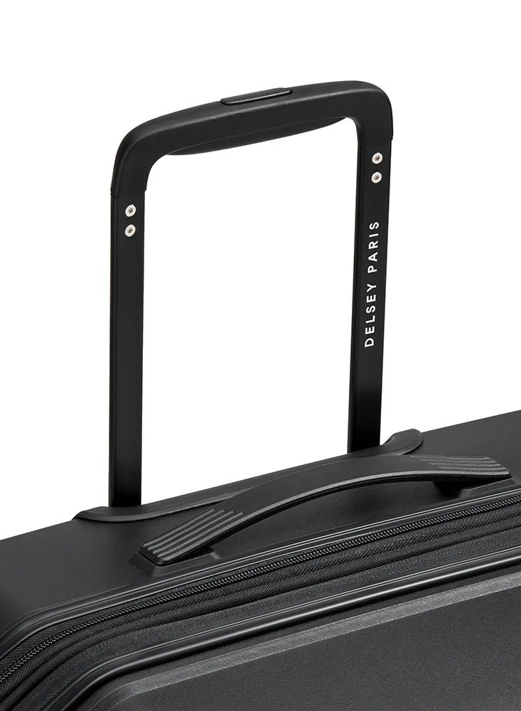 ديلسي _باريس حقيبة سفر أنفرس ٧٥ سم قابلة للتوسيع بعجلات مزدوجة مزدوجة كبيرة - أسود - Image 4