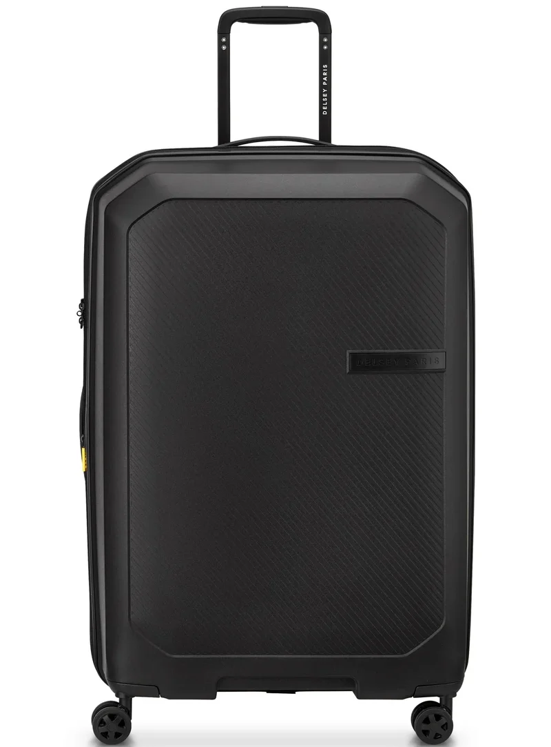 Anvers Large 75 Cm Expandable 4-Double Wheeled Check-In Luggage Trolley - Black