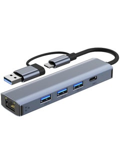Topleo Gigabit USB LAN Adapter 1000M, USB C to RJ45 Ethernet Adapter, USB C Hub with 3 USB 3.0 Ports & 1 USB Type-C Port for MacBook, XPS, Surface Pro, Linux, Chromebook  - Image 1