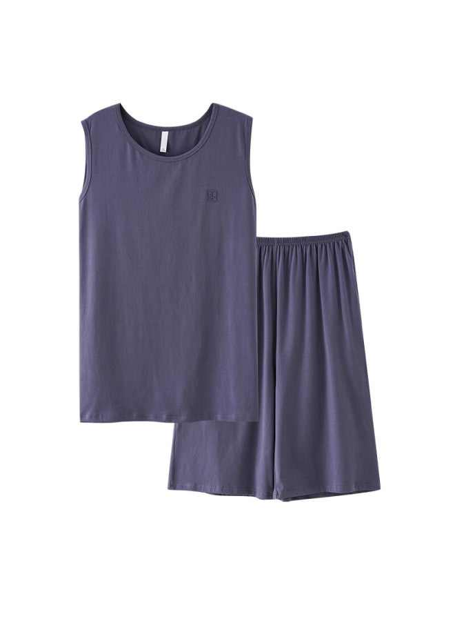 Joae Women's Summer Sleeveless Shorts Home Wear Set With Antibacterial Cotton Camisole - Image 3