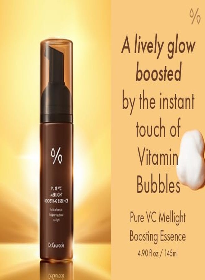 leegeehaam Dr.Ceuracle by leegeehaam Pure Vitamin C Mellight Boosting Essence (145ml / 4.90 fl. oz.) - Glow Skin Bubble Ampoule, 21.2% Vitamin C Complex, Improves Skin Tone, Refreshes and Energizes Tired Skin - Image 3