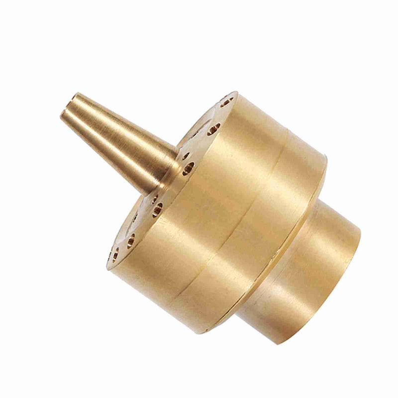 Brass Column Garden Pond Fountain Water Nozzle Sprinkler Spray Head Gold (3/4") - Image 5