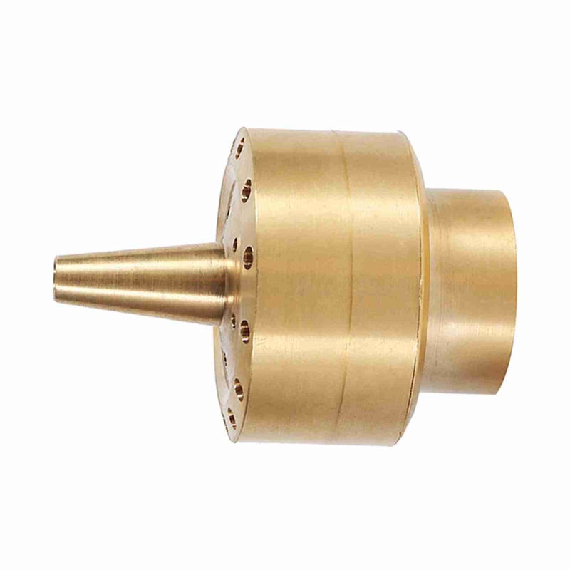 Brass Column Garden Pond Fountain Water Nozzle Sprinkler Spray Head Gold (3/4") - Image 4