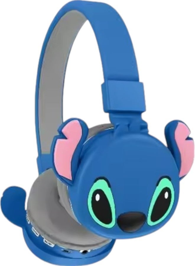 ستيتش سماعة رأس بلوتوث لاسلكية قابلة للطي، سماعة رأس للألعاب، تدعم FM للكمبيوتر المحمول، سماعة رأس ستيريو للموسيقى - Image 1