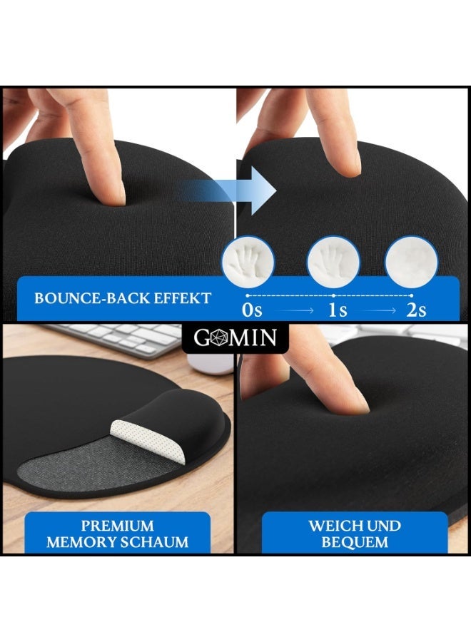 Ergonomic Mouse Mat with Gel Wrist Rest – Non-Slip Waterproof Memory Foam Pad for Computer & Keyboard - Image 4
