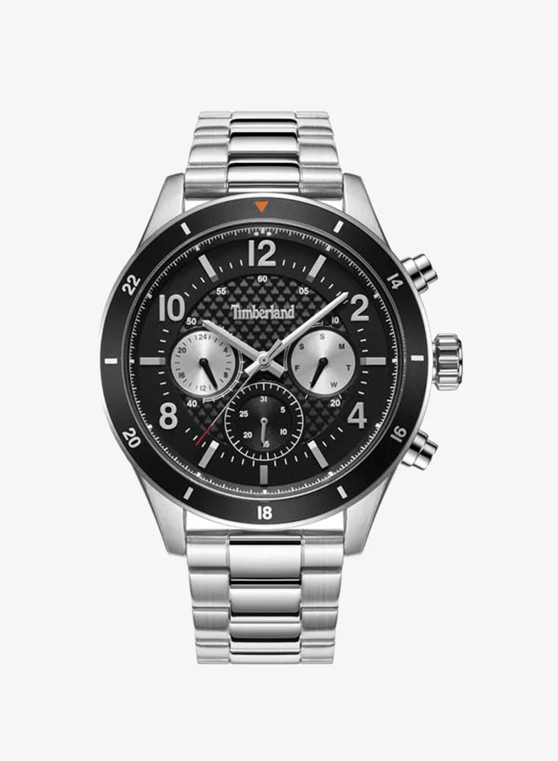 تمبرلاند Ashmont Black Dial Stainless Steel Bracelet Multifunction Watch for Men