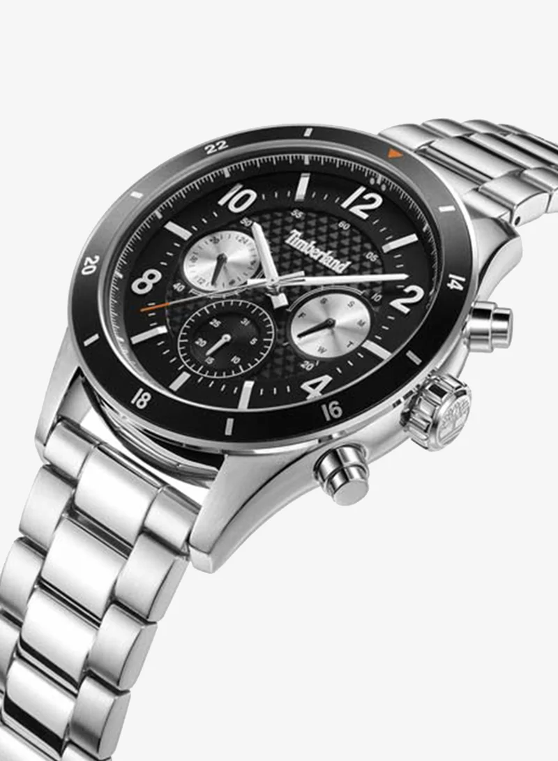 تمبرلاند Ashmont Black Dial Stainless Steel Bracelet Multifunction Watch for Men
