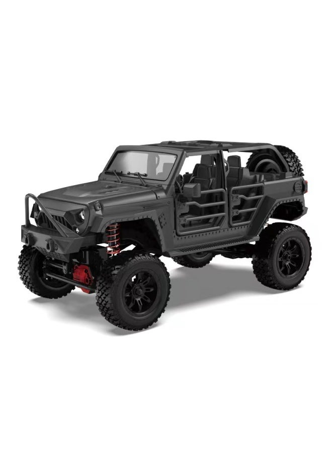 Mangniu MN128 Full-scale RC Model Remote Control Car Four-wheel Drive Climbing Car Simulation Off-road Vehicle Toy-Color:Hardtop Edition-Silver Standard-Proportion:1:12