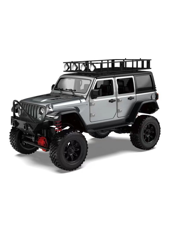 Mangniu MN128 Full-scale RC Model Remote Control Car Four-wheel Drive Climbing Car Simulation Off-road Vehicle Toy-Color:Hardtop Edition-Silver Standard-Proportion:1:12