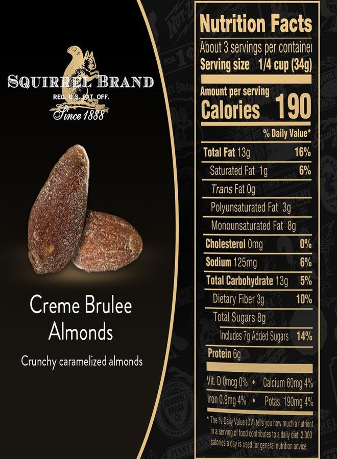 SQUIRREL BRAND Crème Brulee Almonds, 3.5 OZ Resealable Bag - Image 2