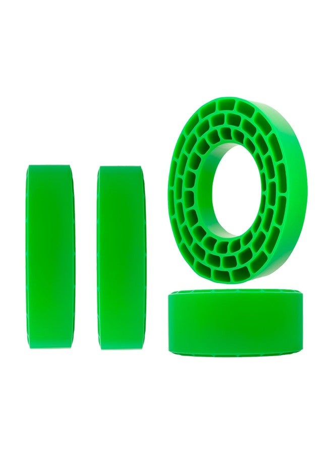 NMNRC 1.55 inch Silicone Rubber Insert Foam Spur Soft Version Compatible with 1.55'' Rim 95-97mm Tires Upgrades Part Green - Image 1