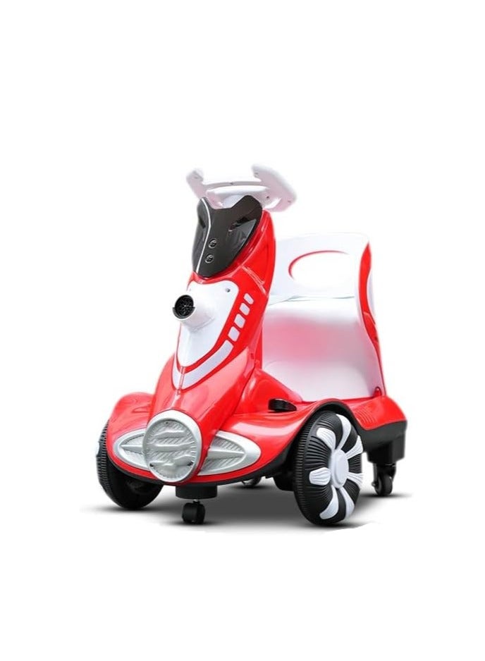 NTECH Electric Four-Wheel Kids Car | Bubble Function | 360 Degree Rotation | Cool LED Lights | Seat Belt | Safe & Comfortable | TM010 - Image 1
