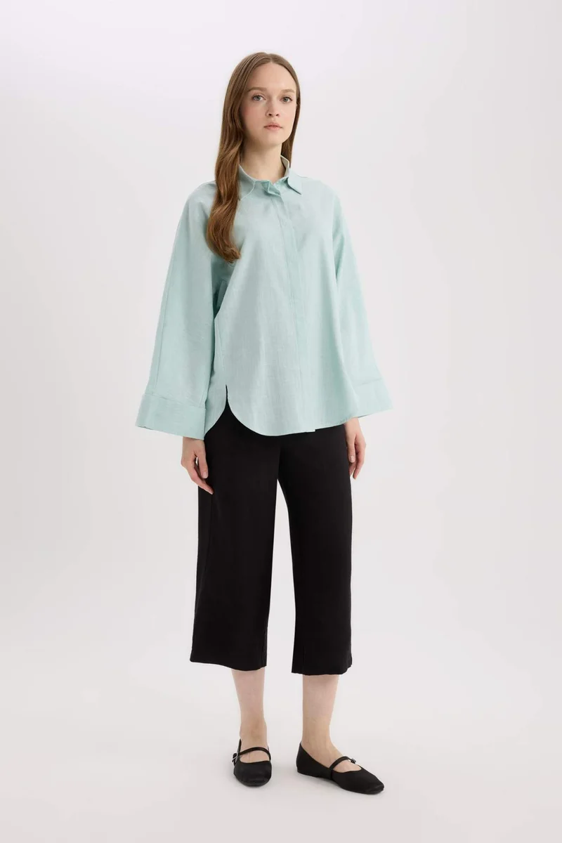 Defacto Crop Fit Capri Pants