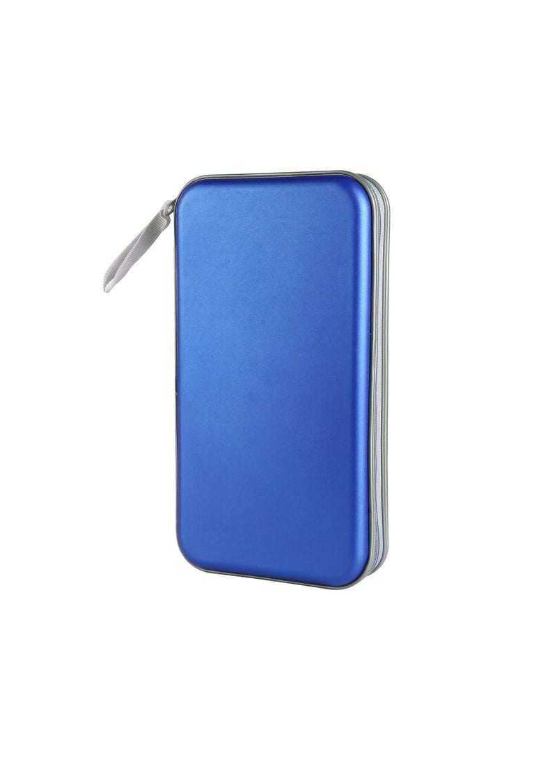 96 - Capacity Blue CD Organizer, Thick Plastic Build for Long - Lasting Use  - Image 1