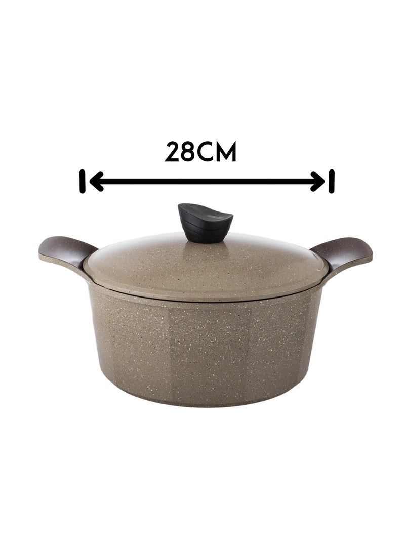 LAHOYA 9-piece cookware set made of high-quality granite with Korean materials and specifications and Saudi industry - Image 2