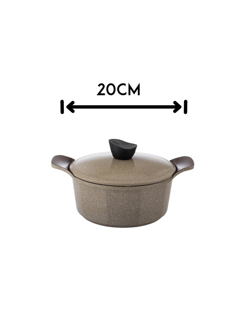 LAHOYA 9-piece cookware set made of high-quality granite with Korean materials and specifications and Saudi industry - Image 4