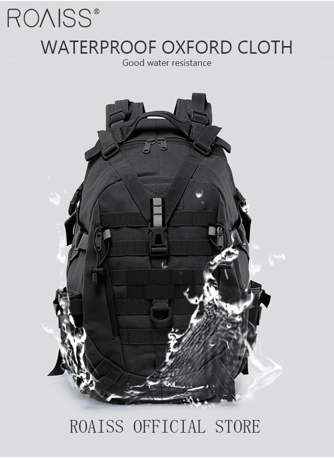 roaiss - Professional Hiking Backpack Tactical Pack Waterproof 900D Oxford Encryption Multifunction Luggage Bag for Camping Sports Travel Outdoor Climbing - Image 1