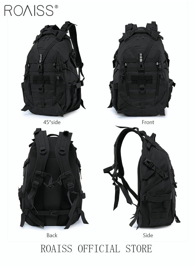 roaiss - Professional Hiking Backpack Tactical Pack Waterproof 900D Oxford Encryption Multifunction Luggage Bag for Camping Sports Travel Outdoor Climbing - Image 1