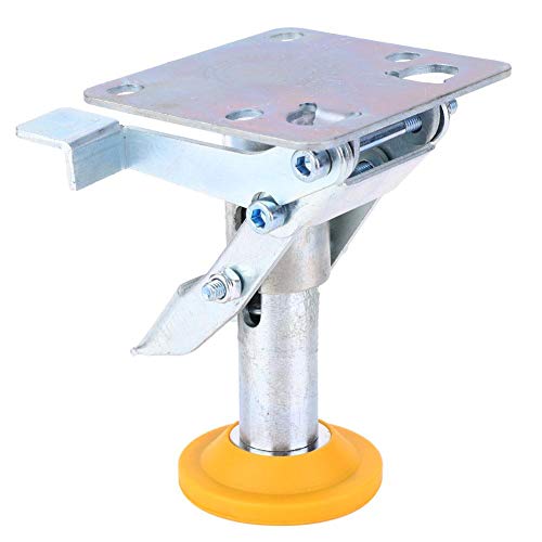 Thincol Floor Lock, Adjustable Height Heavy Duty Manganese Steel Floor Lock with TPU Pad, for 4~5in Casters Trolley Brake Trolley Cart Lock(X-75-32-3) - Image 3