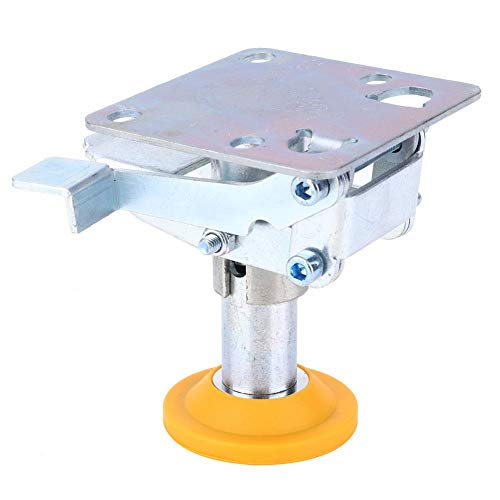 Thincol Floor Lock, Adjustable Height Heavy Duty Manganese Steel Floor Lock with TPU Pad, for 4~5in Casters Trolley Brake Trolley Cart Lock(X-75-32-3) - Image 5