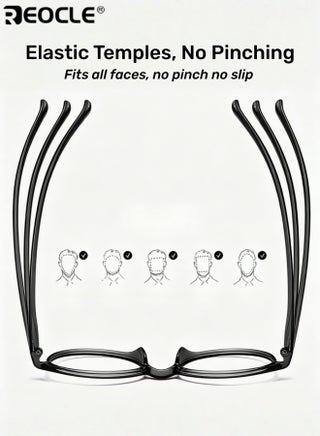 Blue Light Blocking Glasses Computer Reading & Gaming & TV & Phones Glasses Anti Eyestrain UV Glare Glasses for Women Men - view 5