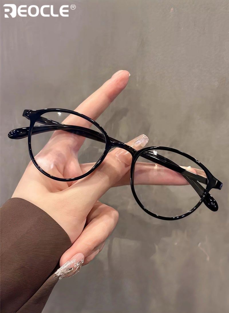 REOCLE Blue Light Blocking Glasses Computer Reading & Gaming & TV & Phones Glasses Anti Eyestrain UV Glare Glasses for Women Men - Image 3