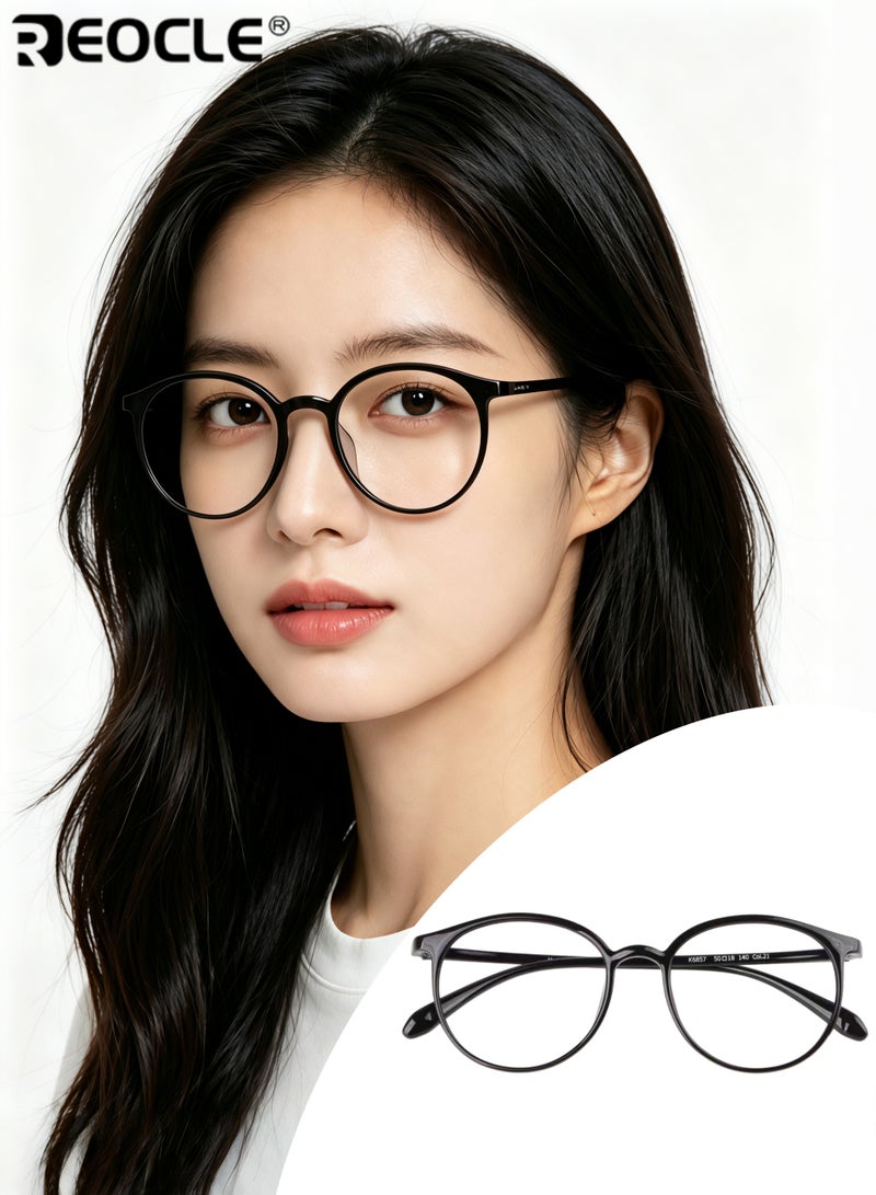 REOCLE Blue Light Blocking Glasses Computer Reading & Gaming & TV & Phones Glasses Anti Eyestrain UV Glare Glasses for Women Men - Image 1