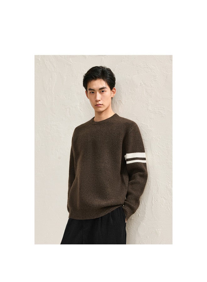Waxbird Men's Winter Color Block Striped Lazy Sweater Men's Sweater - Image 5