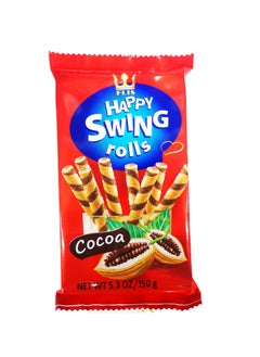 Happy Swing Wafer Rolls With Cocoa Filling 150g