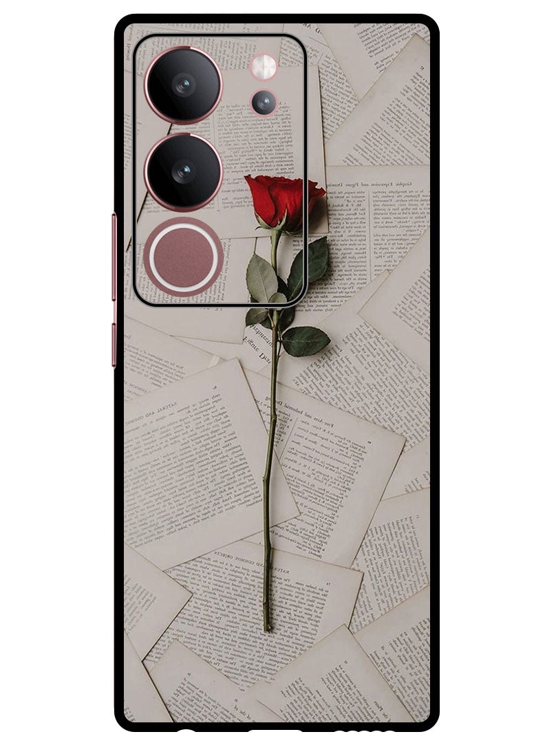 Theodor غطاء واقي مضاد للخدش ومقاوم للصدمات لجهاز Vivo V29 - V29 Pro باللون الوردي - Image 1