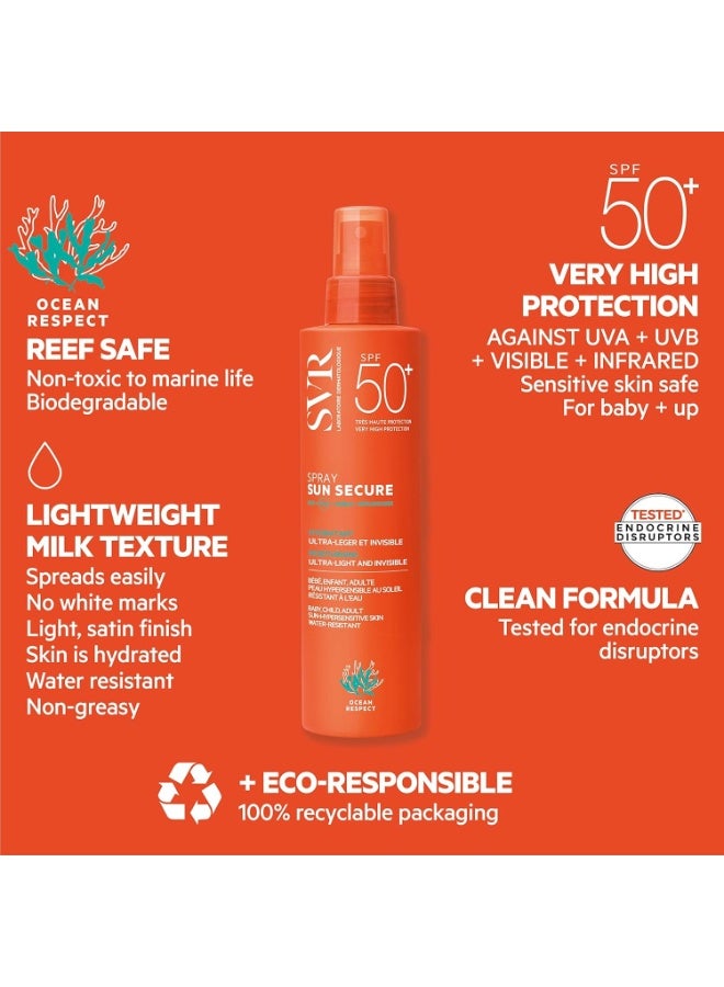 SVR Sun Secure Spray SPF50+ 200ml - Image 2