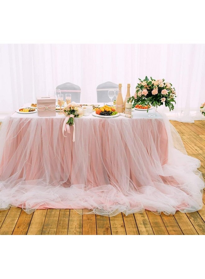 VRB DecTM 5 Mtr Multi Purpose Net Fabric Cloth Material for Decoration for Trousseau Packing, Party Hall Decoration,Gift Packing, Party Decor,Pooja Room Decoration Items (5 Mtr, Polkadot Pink) - Image 5