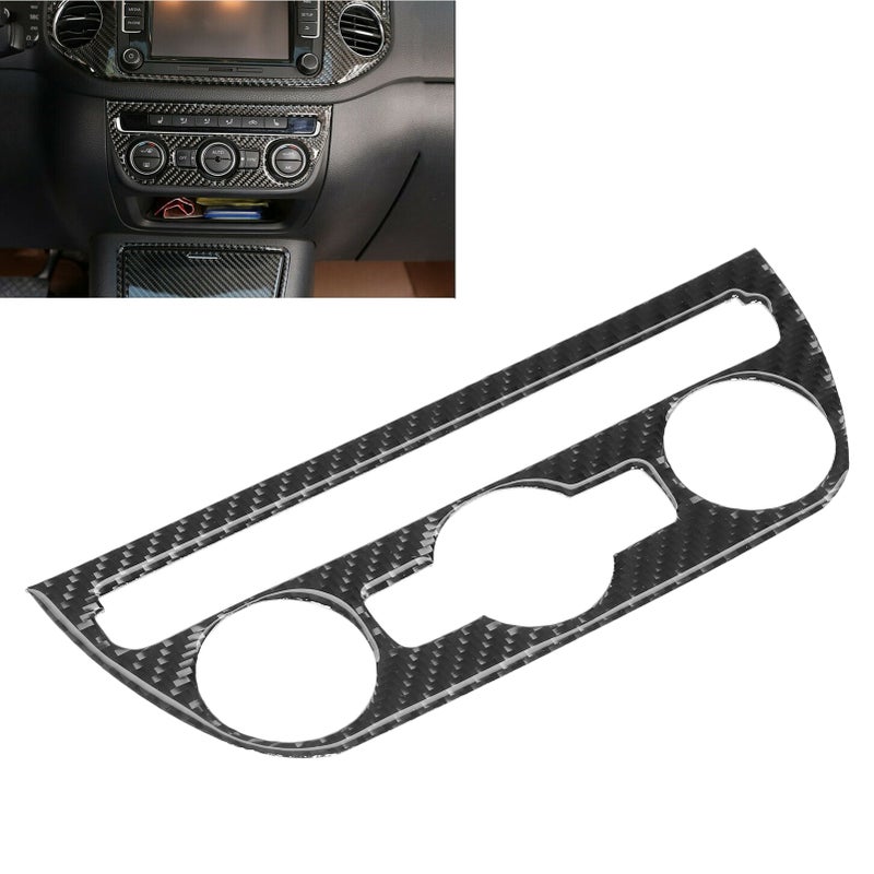 Carbon Fiber AC Switch Panel Trim Vehicle Air Conditioner Cover Vehicle Refitting - Image 5