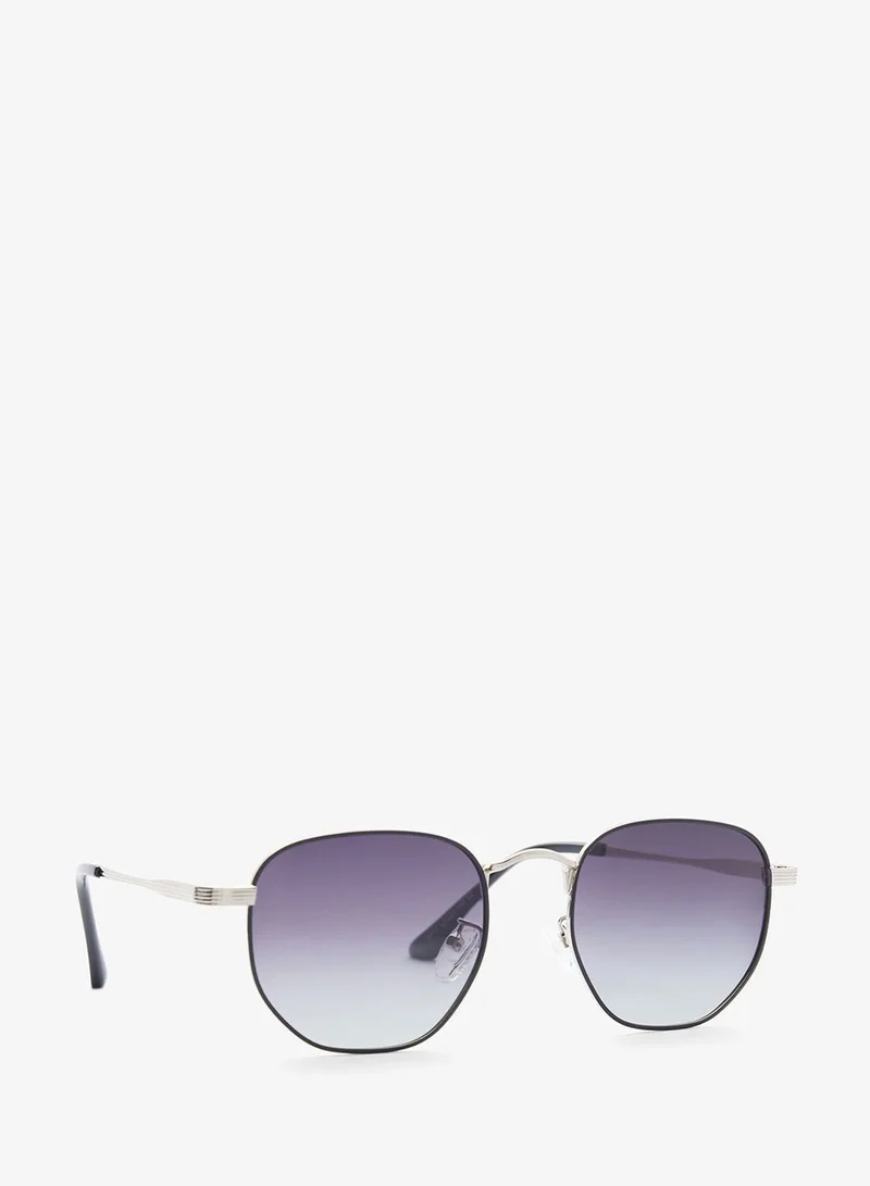 Seventy Five Polarized Lens Square Aviatoe Sunglasses