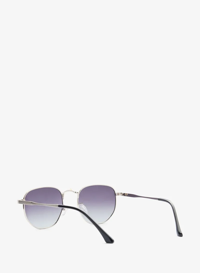 Seventy Five Polarized Lens Square Aviatoe Sunglasses