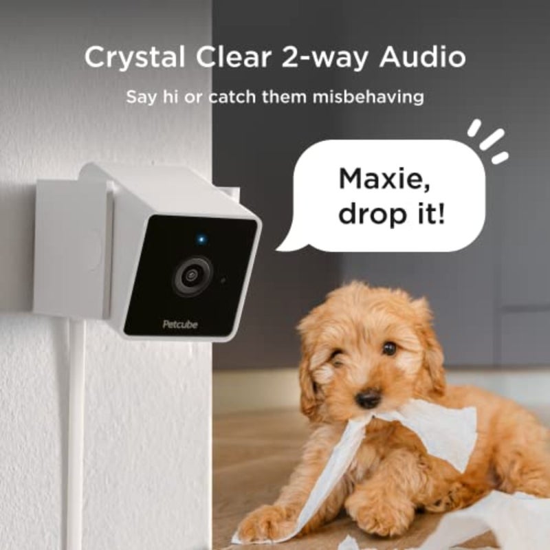 Pet Monitoring Camera with 1080p HD Video, Night Vision, 2 Way Audio, Magnet Mounting - Image 3