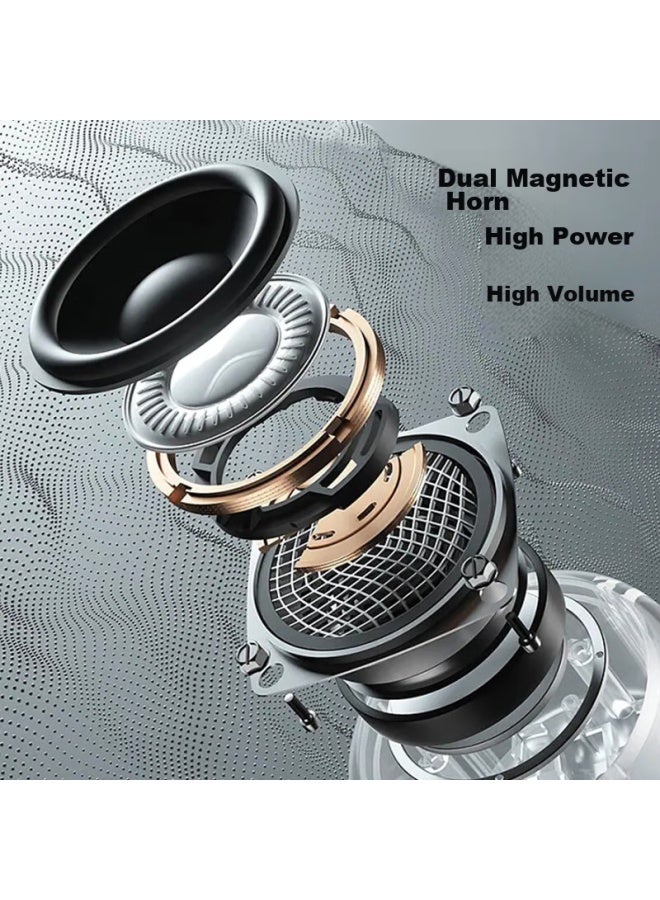 Sansui راديو M36 لكبار السن، مكبر صوت بلوتوث مصغر قابل لإعادة الشحن، مشغل صوتي شخصي محمول، مكبر صوت للبث بتقنية FM، مشغل موسيقى، أسود - Image 2