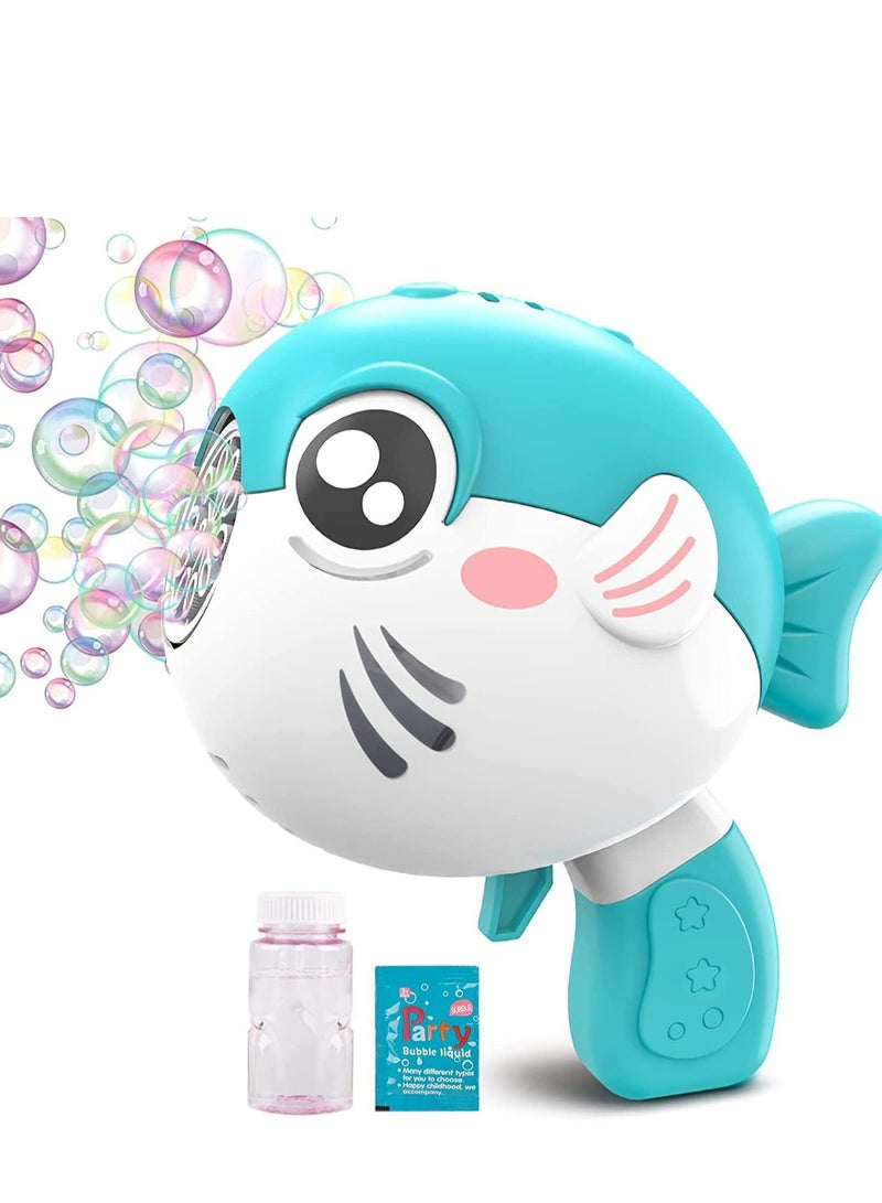 SOLARAE آلة فقاعات للأطفال من أعمار صانعي الفقاعات مع زجاجة واحدة من محلول التعبئة النفاث لعبة للأطفال الصغار الأولاد والبنات هدايا لصنع الفقاعات في الحديقة لحفلات عيد الميلاد - Image 1