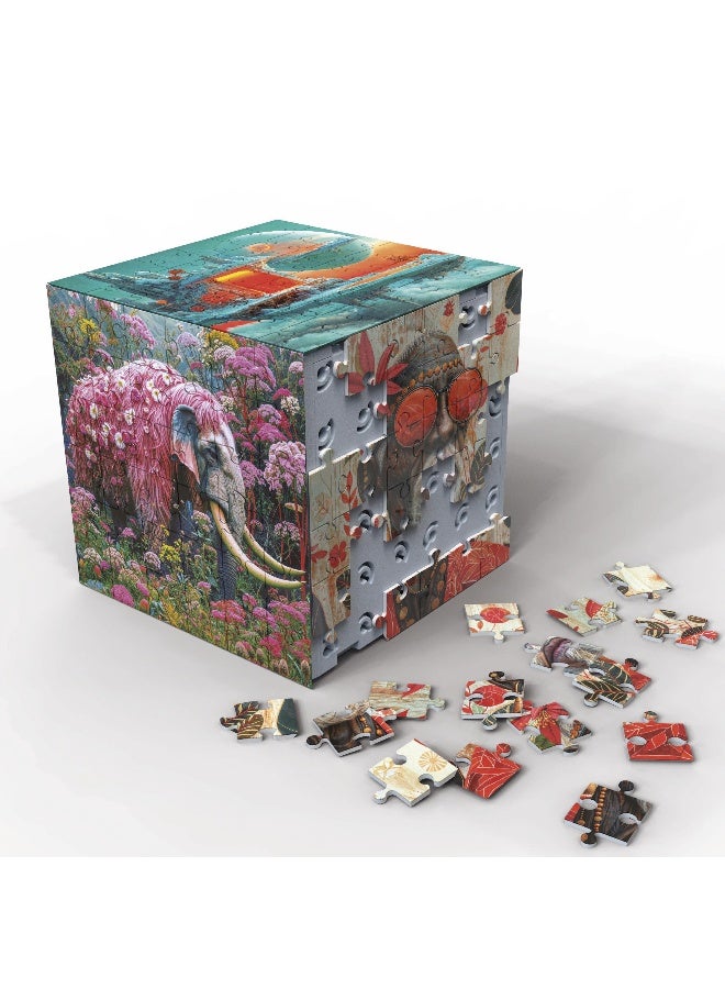 EDUCA لعبة الألغاز ثلاثية الأبعاد وندر | تحدي المكعب مع إجمالي 216 قطعة | الهيكل: قاعدة قابلة للتثبيت مع 6 ألغاز من 36 قطعة | لعبة ألغاز ثلاثية الأبعاد للبالغين من 8 سنوات (20334) - Image 2