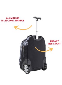 Wires 3 Piece Kids School Trolley Bag laptop compartment 2 Wheels With Lunch bag & Pencil Case  - Image 5