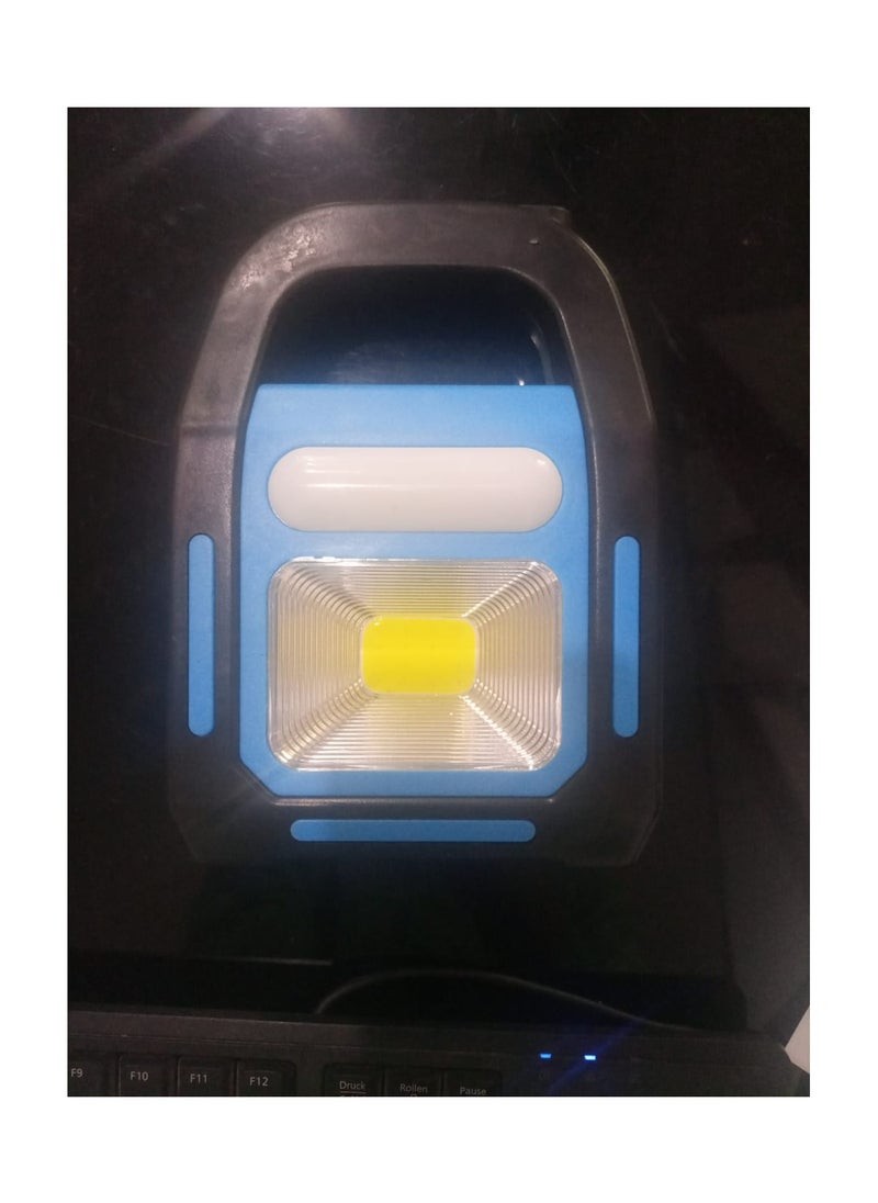 Generic Solar Powered Flashlight with USB Charger HB-9707B-2  - Image 3