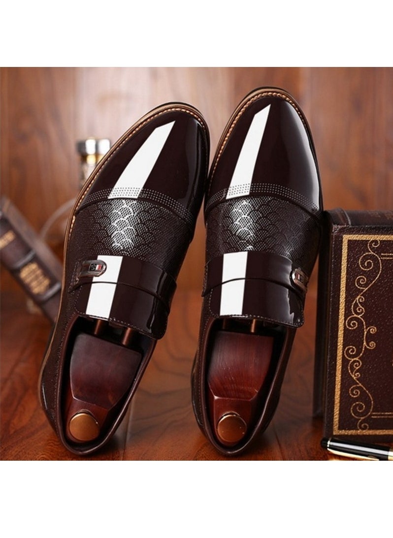 KUYING - New Men's Business Leather Shoes - Image 1