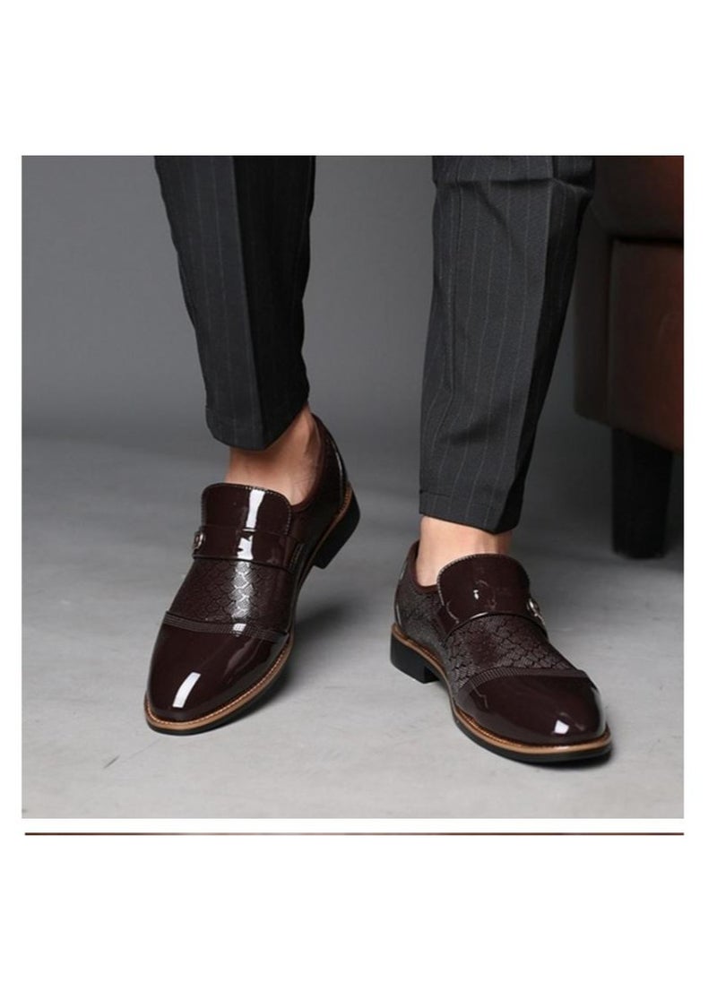 KUYING - New Men's Business Leather Shoes - Image 1