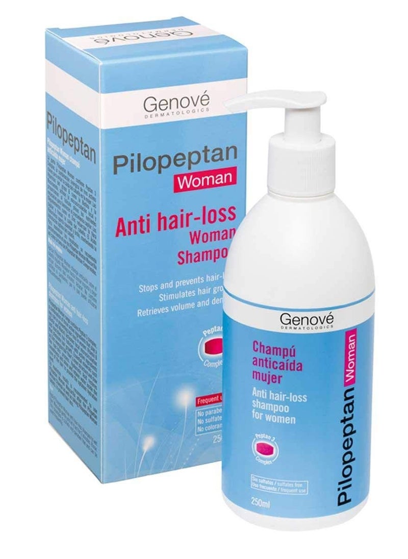 Genove GENOVÉ Pilopeptan for Women 250ml - Hair Care - Daily Use - Hair Regrowth Treatment - Anti-Hair Loss Shampoo - Rich In Nutrients - Active And Natural Ingredients  - Image 2