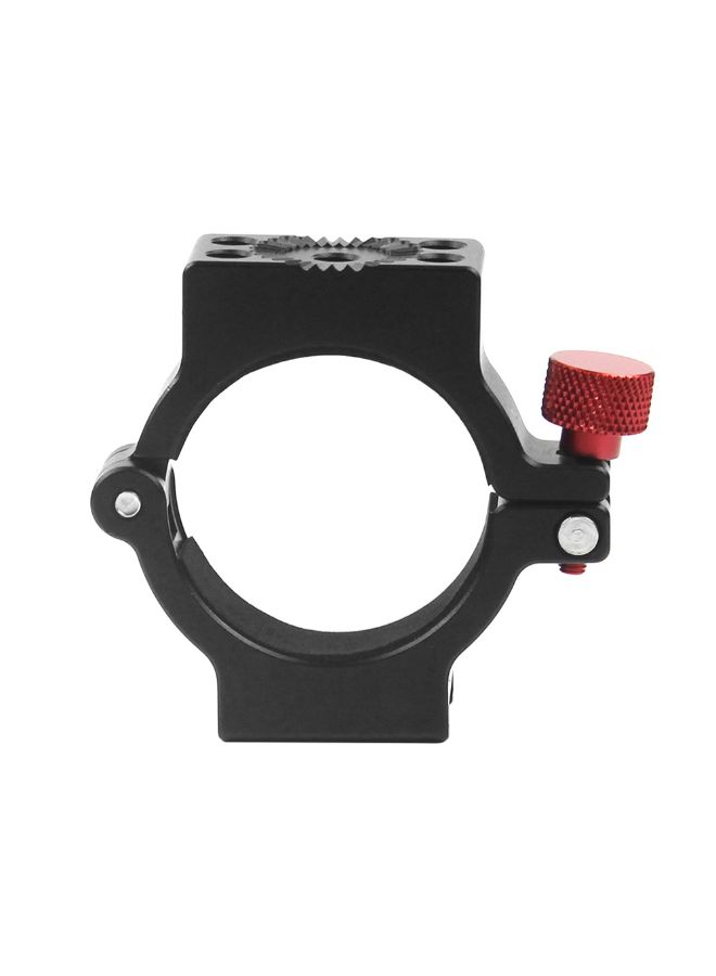 NIBEMINENT Extension Bracket Adapter Ring Clamp With Screw Holes Black  - Image 3