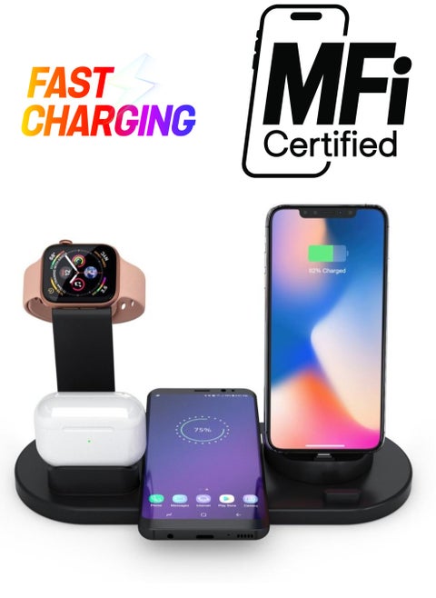 Professional Fast Wireless Charger for Apple iPhone/Android/Smartwatch and Air Pods